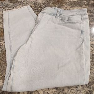 LOFT curvy skinny ankle jeans size 14/32